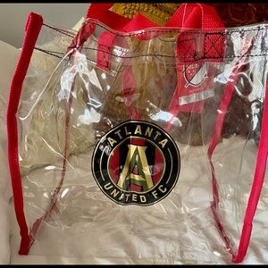 Clear PVC Atlanta United tote